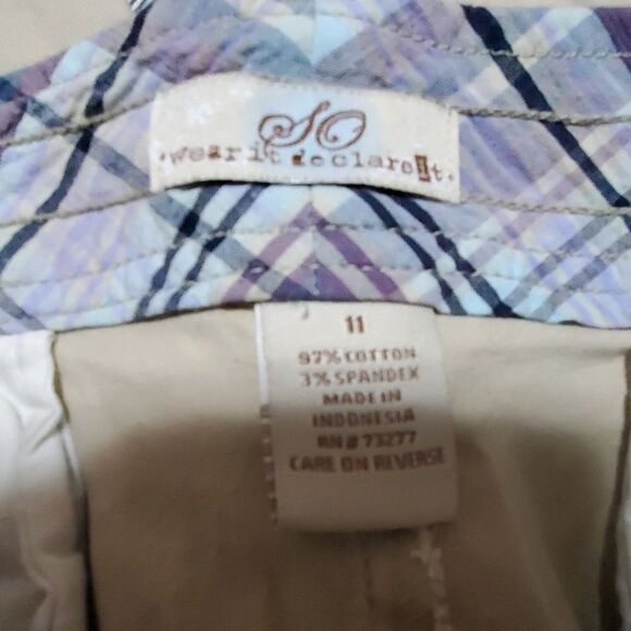 NWT So Wear It Declare It Khaki Bermuda Short (11) - Picture 3 of 3